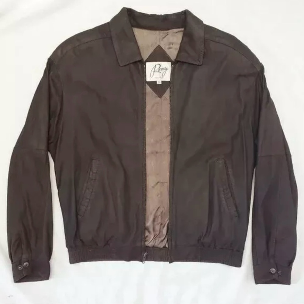 Remy Soft Brown Leather Jacket (size 36)